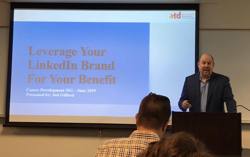 ed Gifford - ATD Career Development SIG classroom about LinkedIn 6.24.19